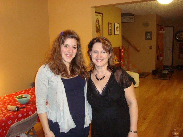 Celebrating Christmas with Muriel in 2011