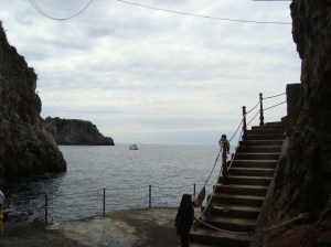 Staircase Near Emerald Grotto, Amalfi, Italy