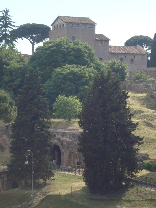 A veiw from the Colosseum in Rome