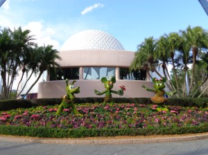 Topiaries at Epcot during the 2014 Flower and Garden Festival