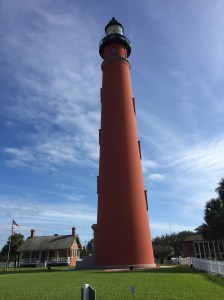 The Ponce de Leon Lighthouse in Daytona Beach, Florida - 203 steps to the top!