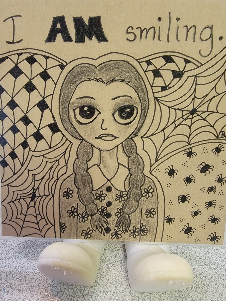 Some days, this is the closest to a smile that I can get ;) 